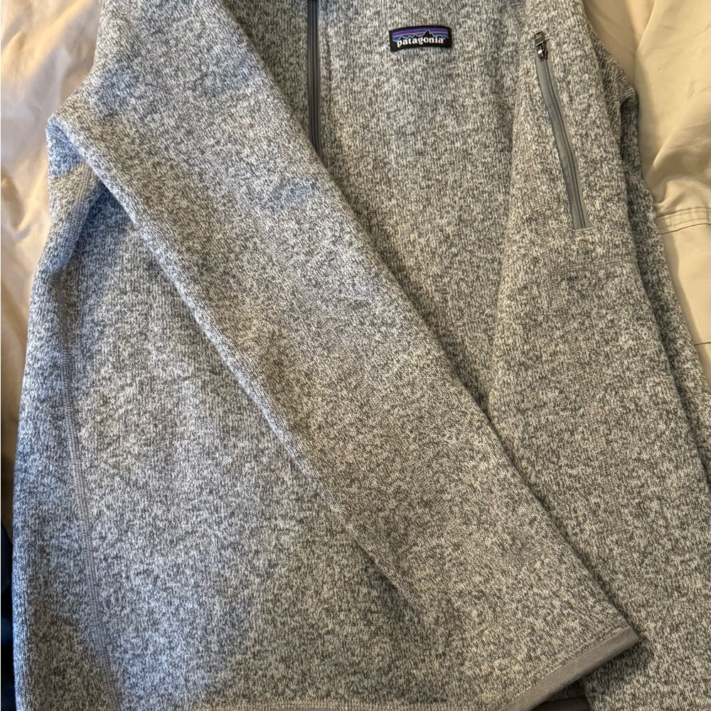 Patagonia Heather Gray Fleece Jacket